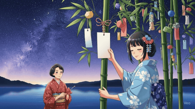 七夕ラベルの思い出‐願いが叶いますように！